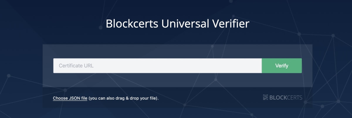blockcerts-verifier form