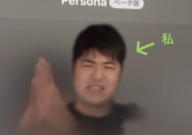 ペルソナの姿でお願いする私