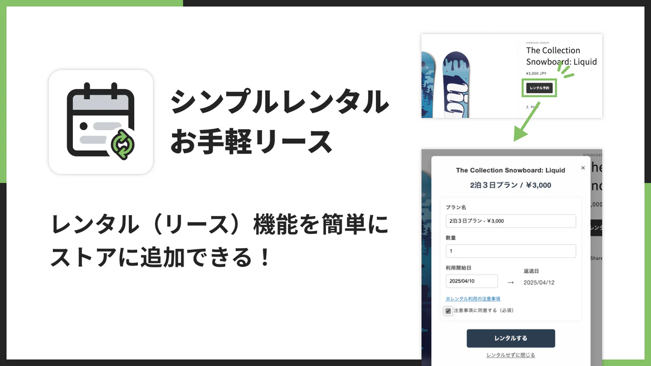 シンプルレンタル｜お手軽リース の概要