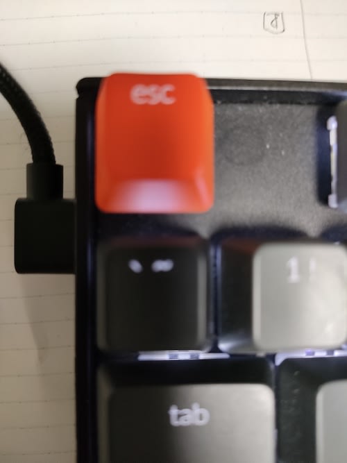 ワイヤレスキーボードの絵