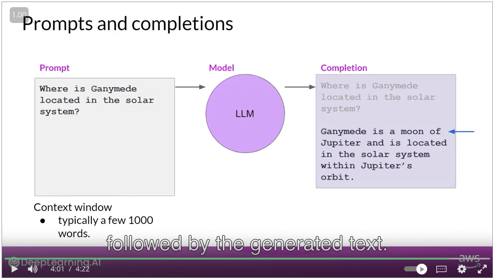【LLM】Coursera Generative AI with Large Language Models Week 1