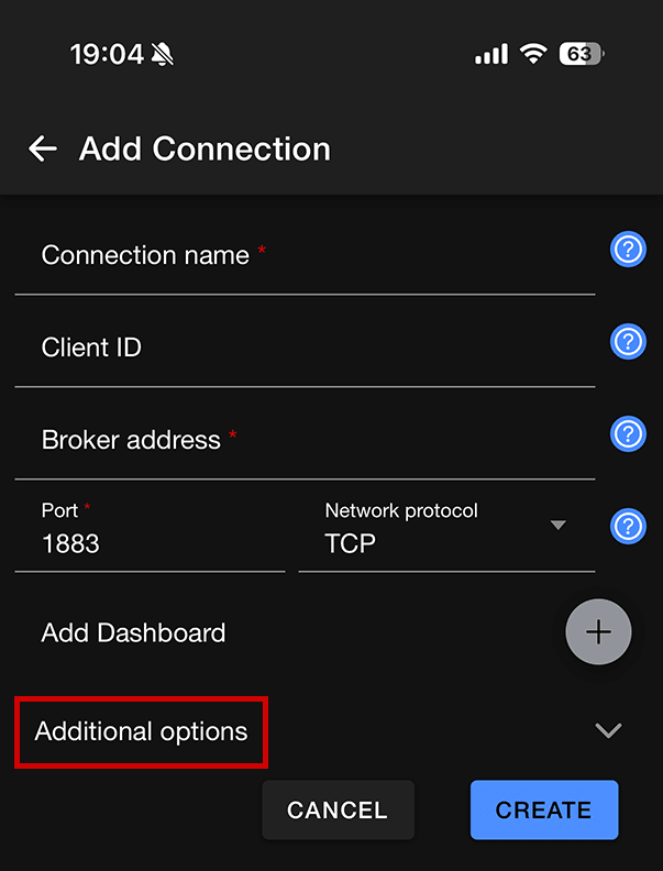 Add connection