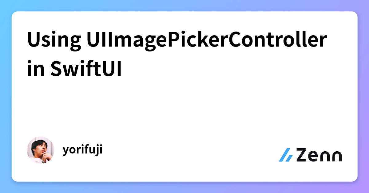 Informatica Uiimage Using UIImagePickerController in SwiftUI