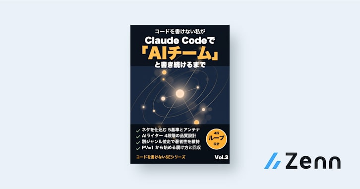 コードを書けない私がClaude Codeで「AIチーム」と書き続けるまで