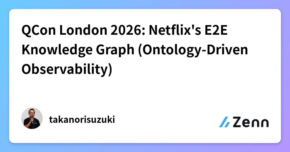 QCon London 2026: Netflix's E2E Knowledge Graph (Ontology-Driven ...