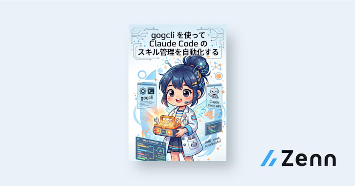 gogcliを使ってClaude Codeのスキル管理を自動化する