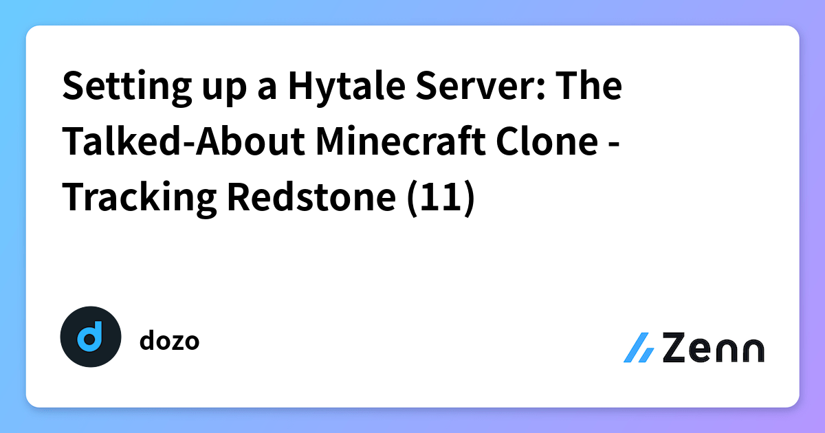 Setting up a Hytale Server: The Talked-About Minecraft Clone - Tracking ...