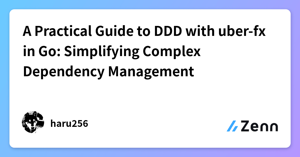 A Practical Guide to DDD with uber-fx in Go: Simplifying Complex ...