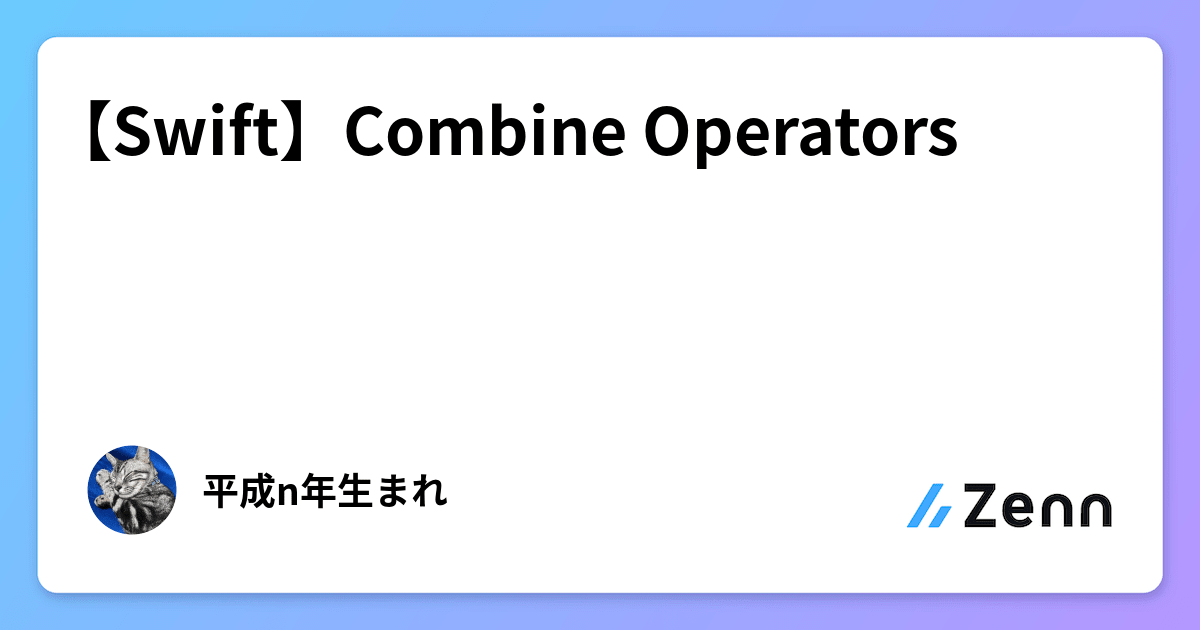 Operators