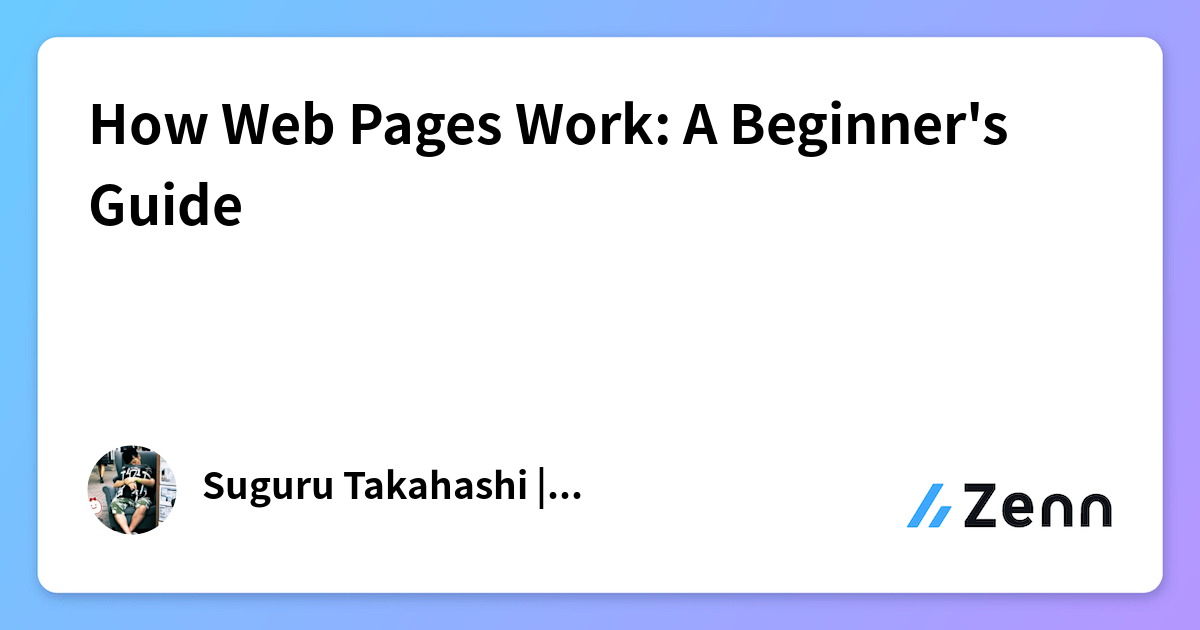 How Web Pages Work: A Beginner's Guide