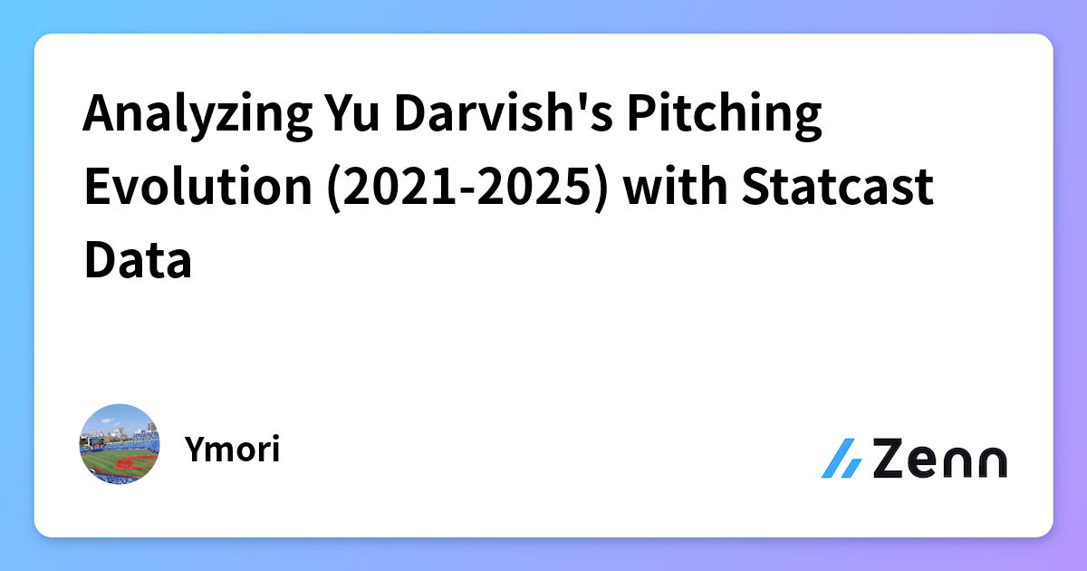 Analyzing Yu Darvish's Pitching Evolution (2021-2025) with Statcast Data