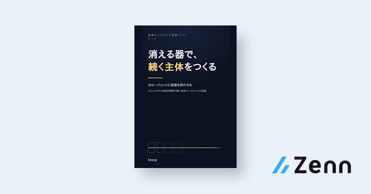 消える器で、続く主体をつくる