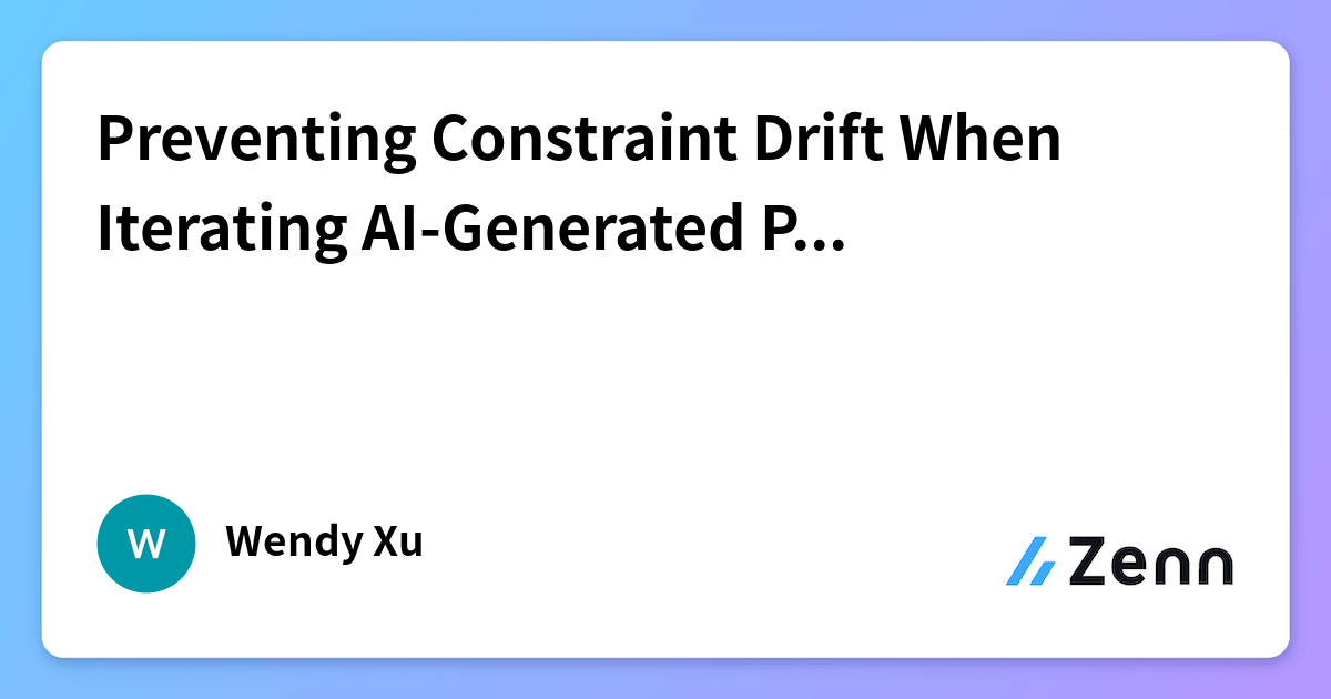Preventing Constraint Drift When Iterating AI-Generated Product Images