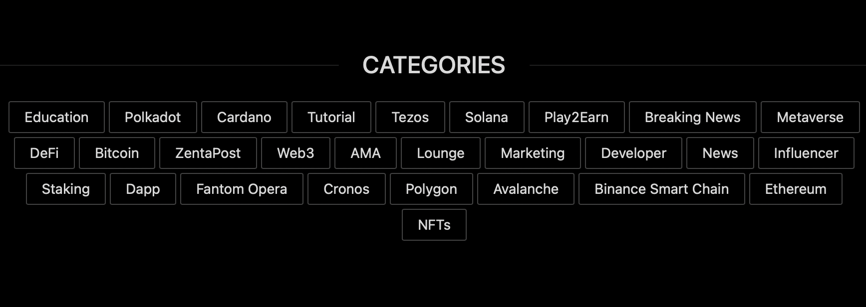 The Importance of Using Zentaurios Categories