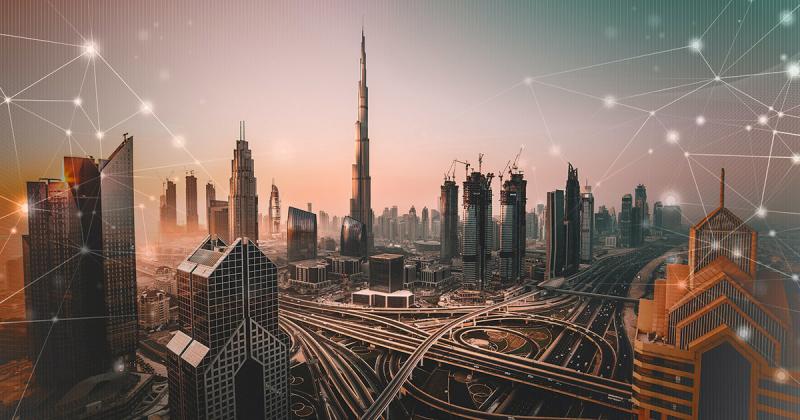 An image representing Dubai's growth in the crypto world, highlighted by the recent approval of a crypto license for Nomura.