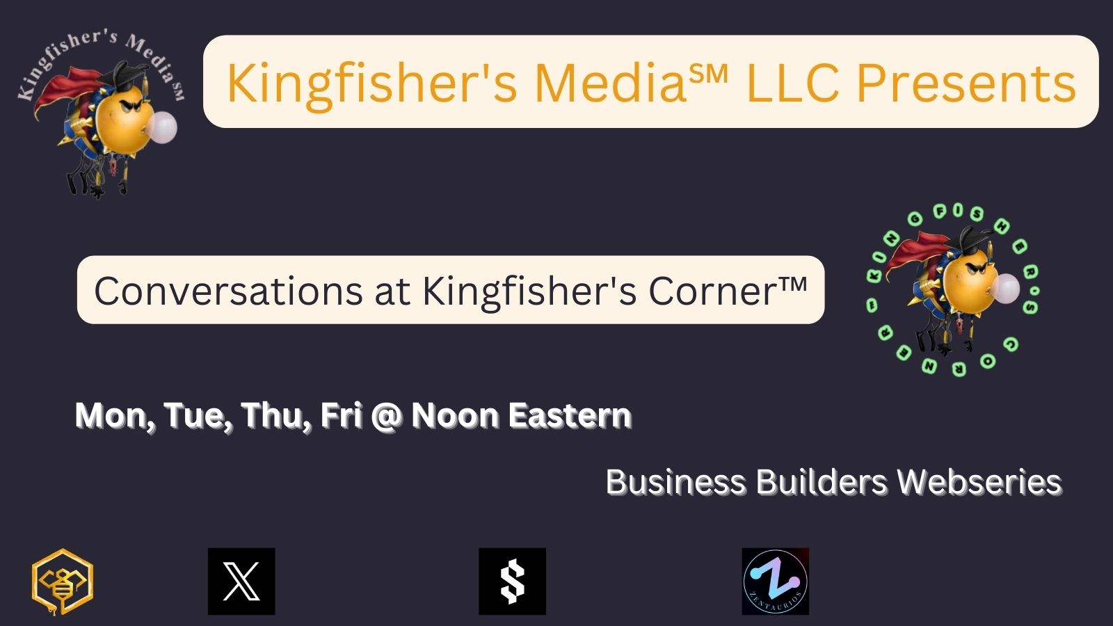  Kingfisher’s Media℠ presents conversations at Kingfisher's Corner™ Featured Image #Web3Event #Web3Community