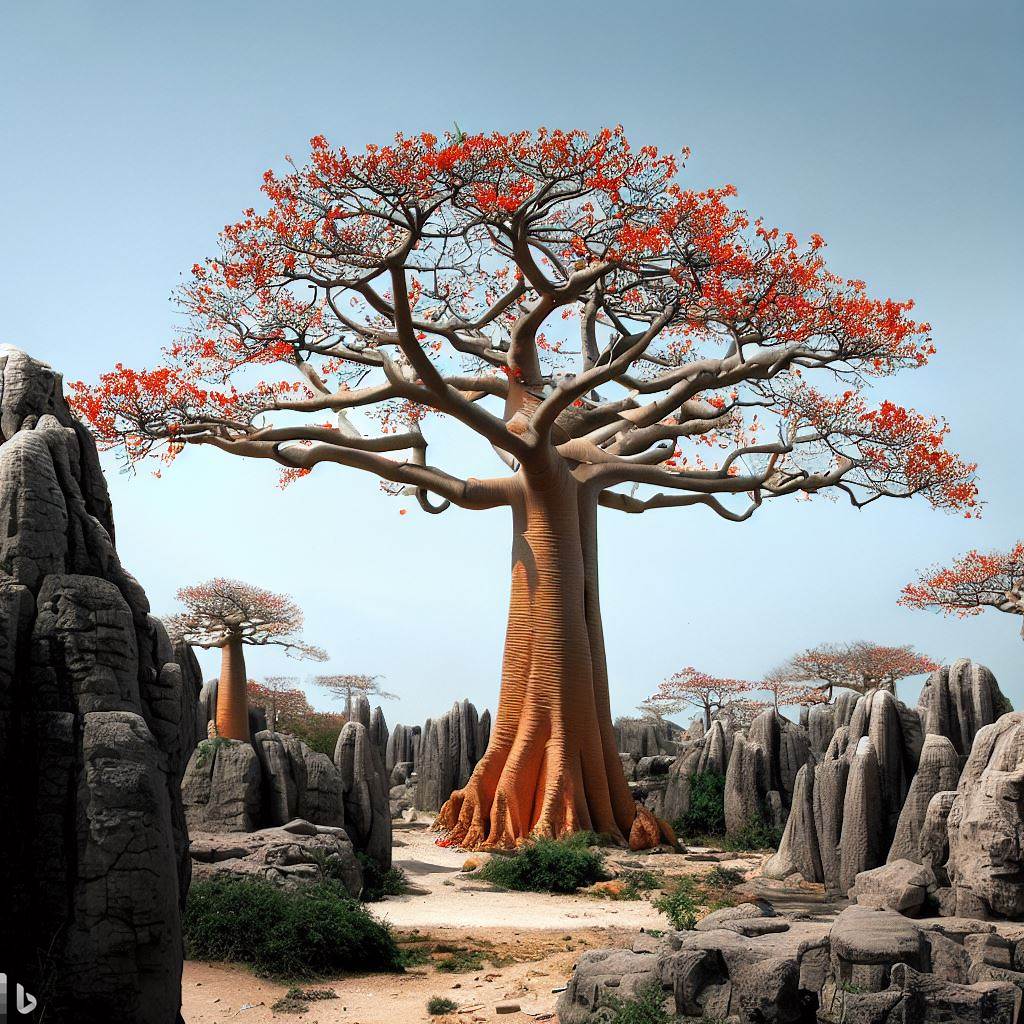 #Tsingy de Bemaraha National Park. A young girl’s quest to see the magical 🌸flower of the 🌳 #baobab tree ends in tragedy😱 in the stone forest of Madagascar.