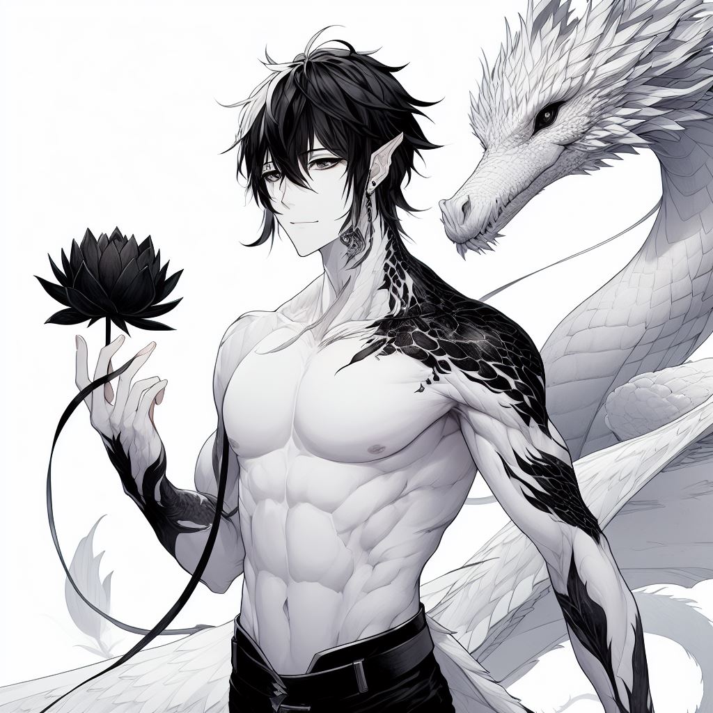 #HeartThrob & his🐉 #whitedragon embark on a #fantasyadventure to find the #blacklotus a magical🌹flower that can grant any wish, then discover that the true✨ #magic lies within themselves. 