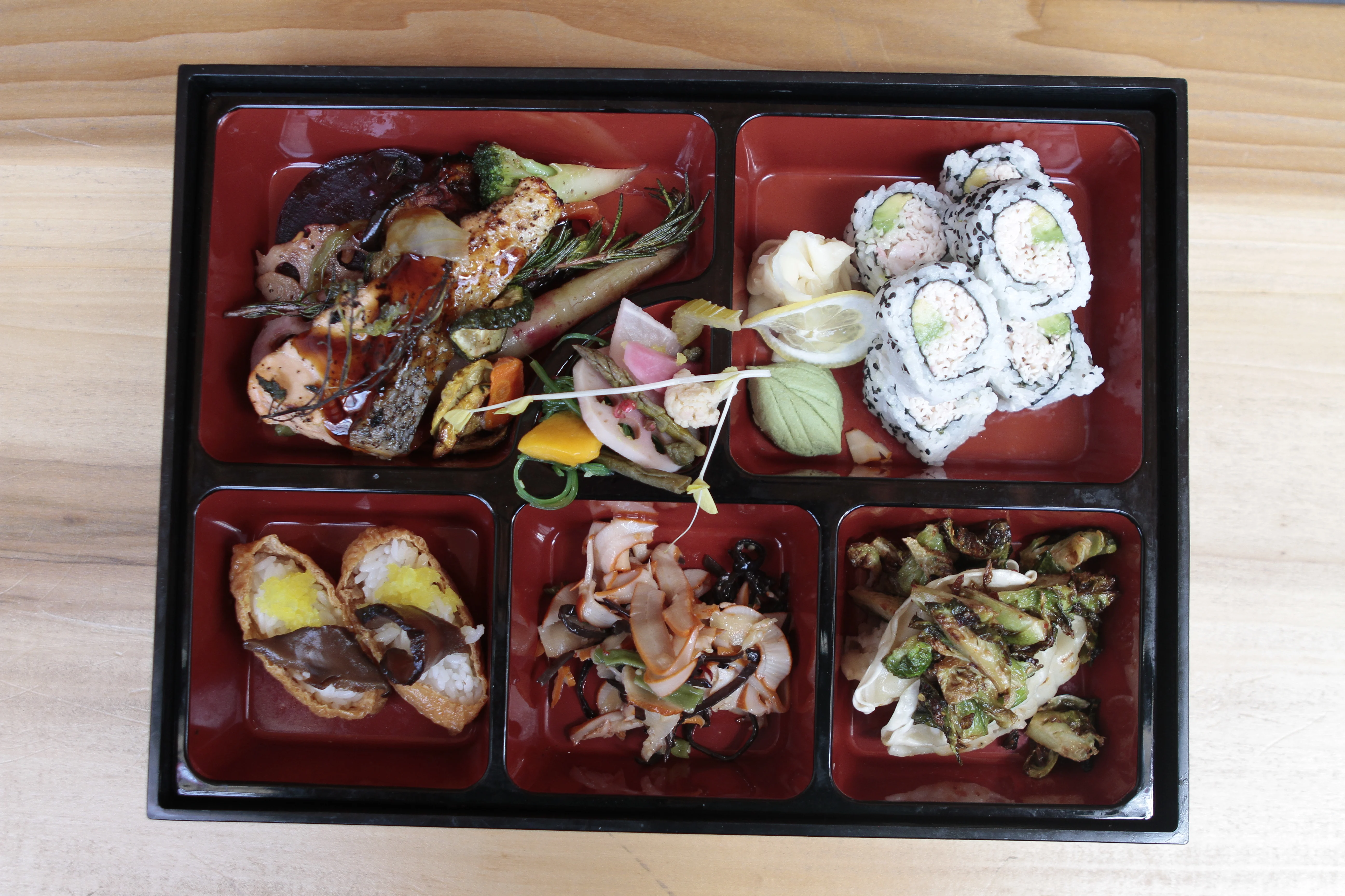 Grilled Salmon Bento Box Grilled Salmon Bento Box