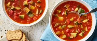 Tomato Soup with Garden Vegetables Tomato Soup with Garden Vegetables