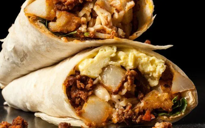 7 Chiles Bacon Breakfast Burrito 7 Chiles Bacon Breakfast Burrito