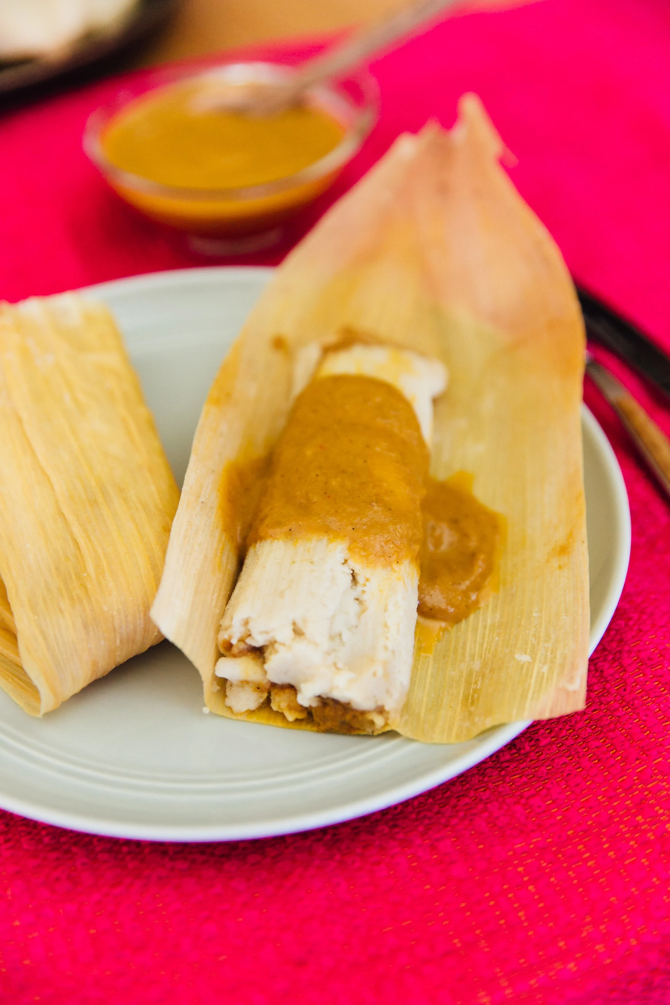 Vegan Pumpkin Mole Tamale Vegan Pumpkin Mole Tamale