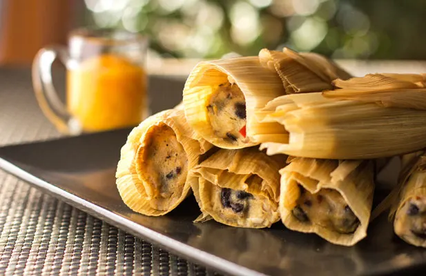 Vegetarian Black Bean Tamale Vegetarian Black Bean Tamale