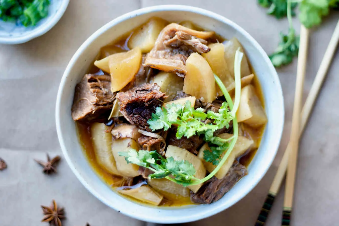 Stewed Beef Brisket and Daikon Stewed Beef Brisket and Daikon