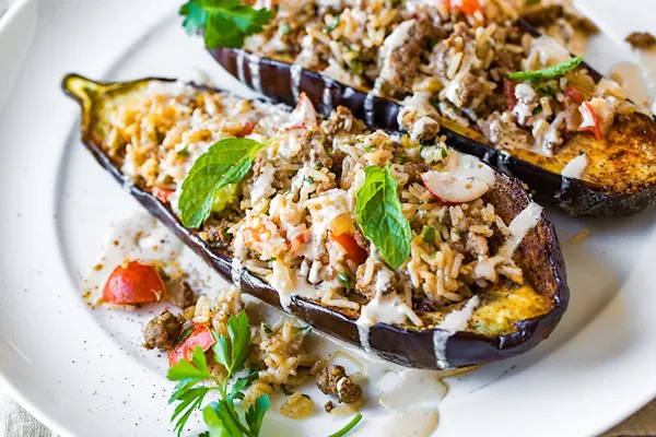 Ground Beef Stuffed Eggplant Ground Beef Stuffed Eggplant