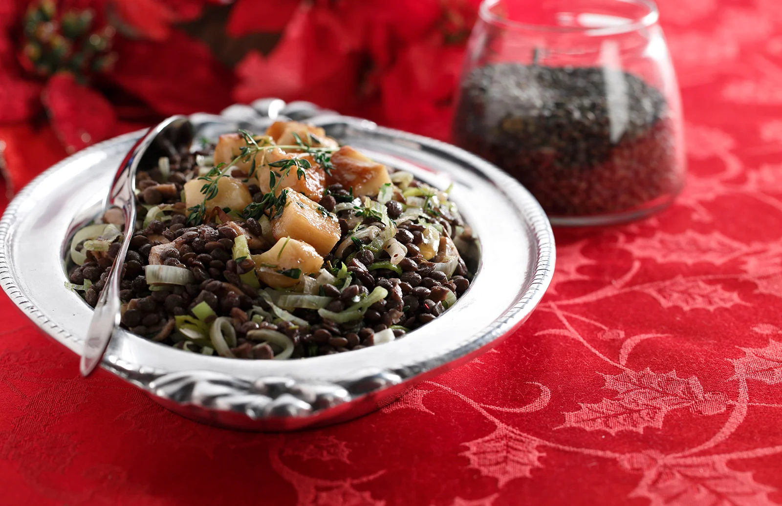 Braised French Lentils