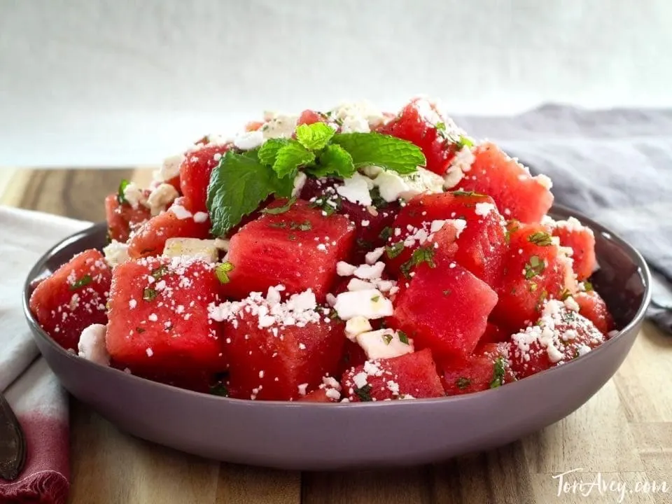 Watermelon Feta Salad Watermelon Feta Salad