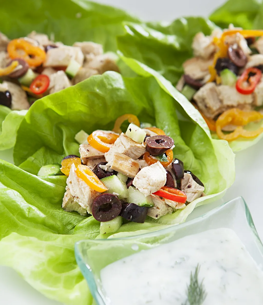Mediterranean Chicken Salad Wrap Mediterranean Chicken Salad Wrap
