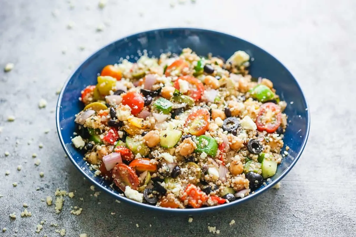 Mediterranean Quinoa & Kale Salad Mediterranean Quinoa & Kale Salad