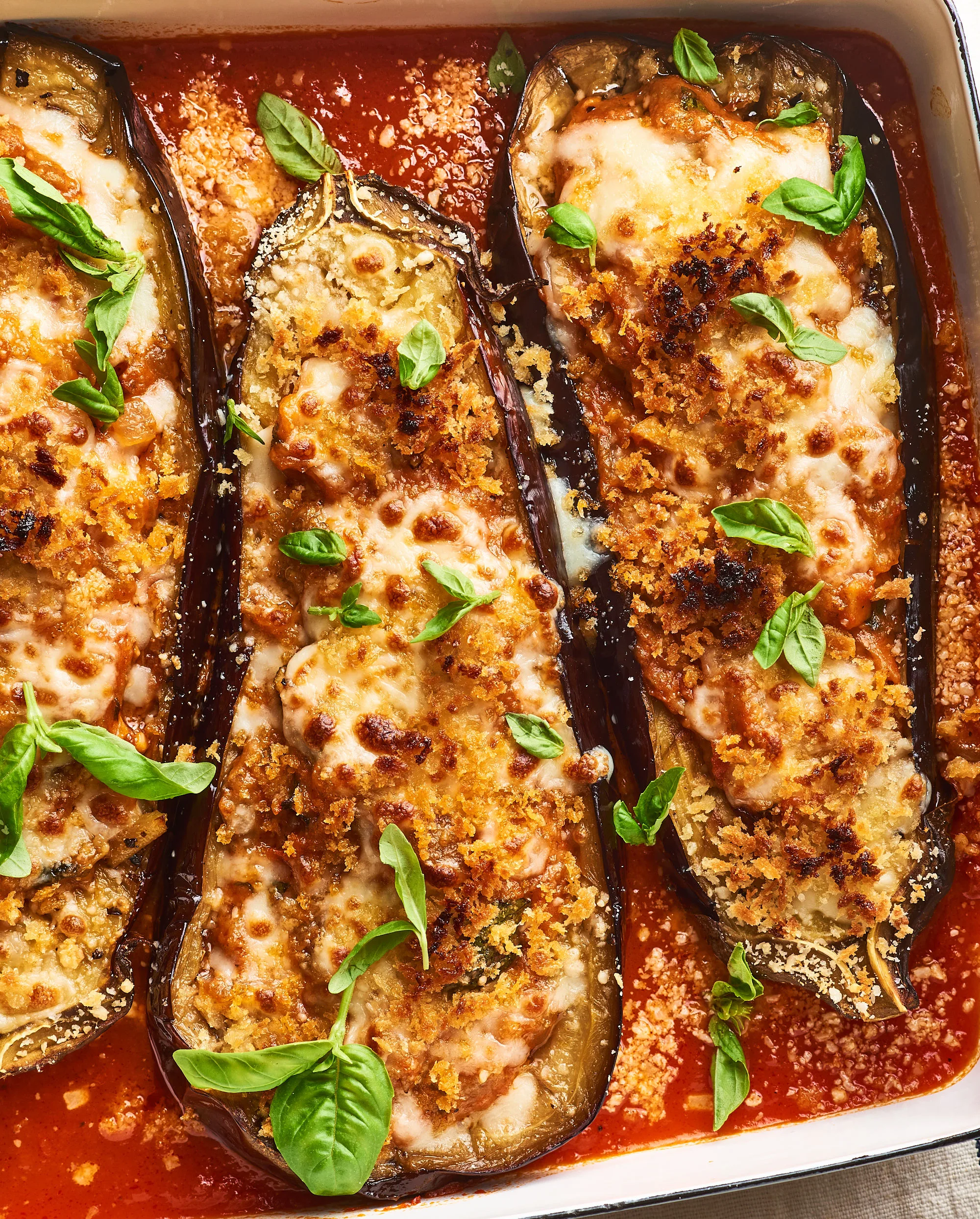 Roasted Stuffed Eggplant Roasted Stuffed Eggplant