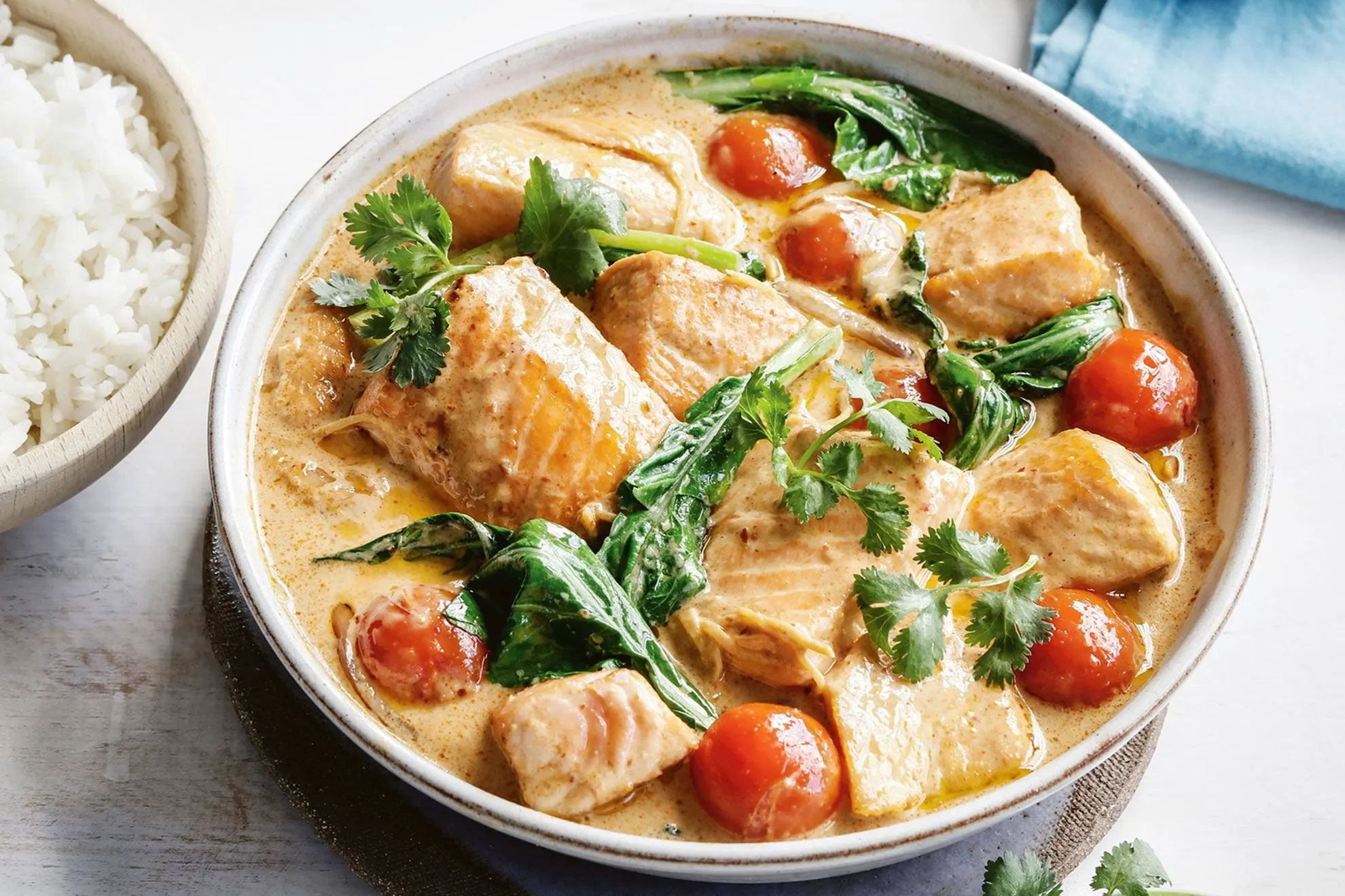 Coconut Curry Glazed Salmon