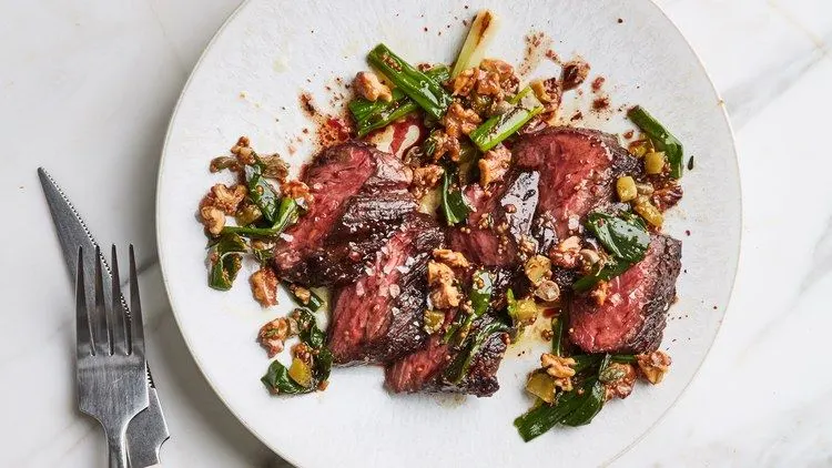 Salsa Verde Seared Hanger Steak Salsa Verde Seared Hanger Steak