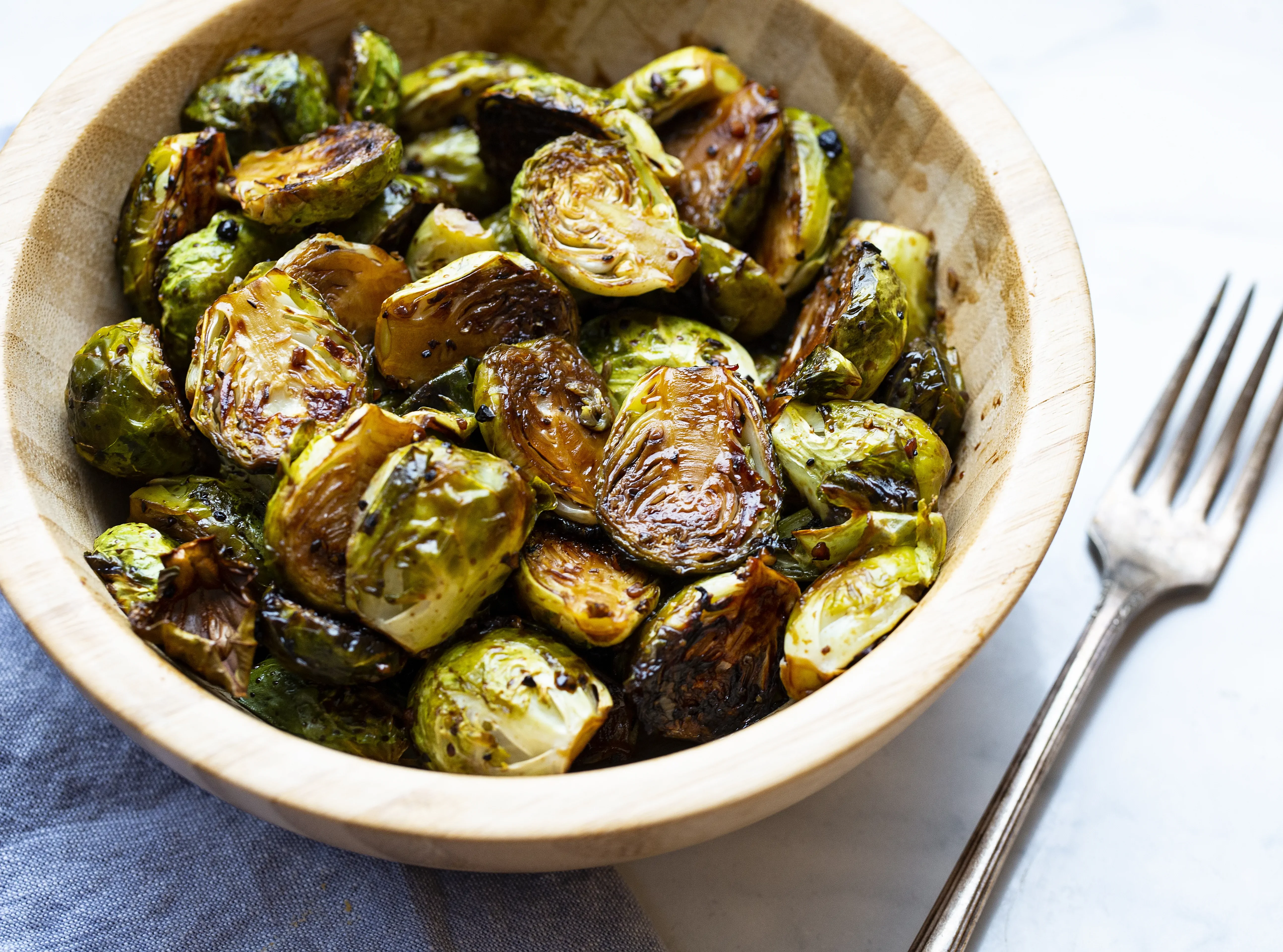 Balsamic-Roasted Brussels Sprouts Balsamic-Roasted Brussels Sprouts