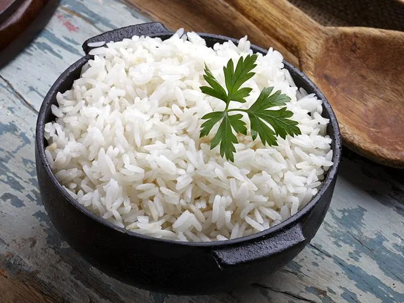 Steamed Basmati Rice Steamed Basmati Rice