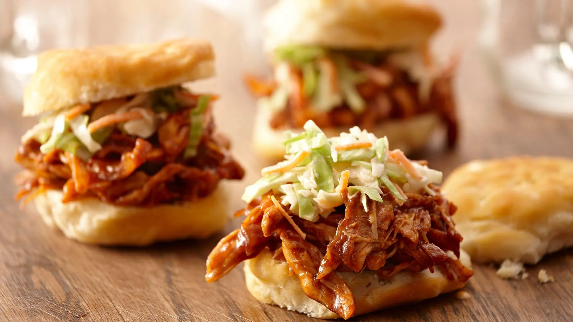 Pulled Chicken BBQ Slider Pulled Chicken BBQ Slider