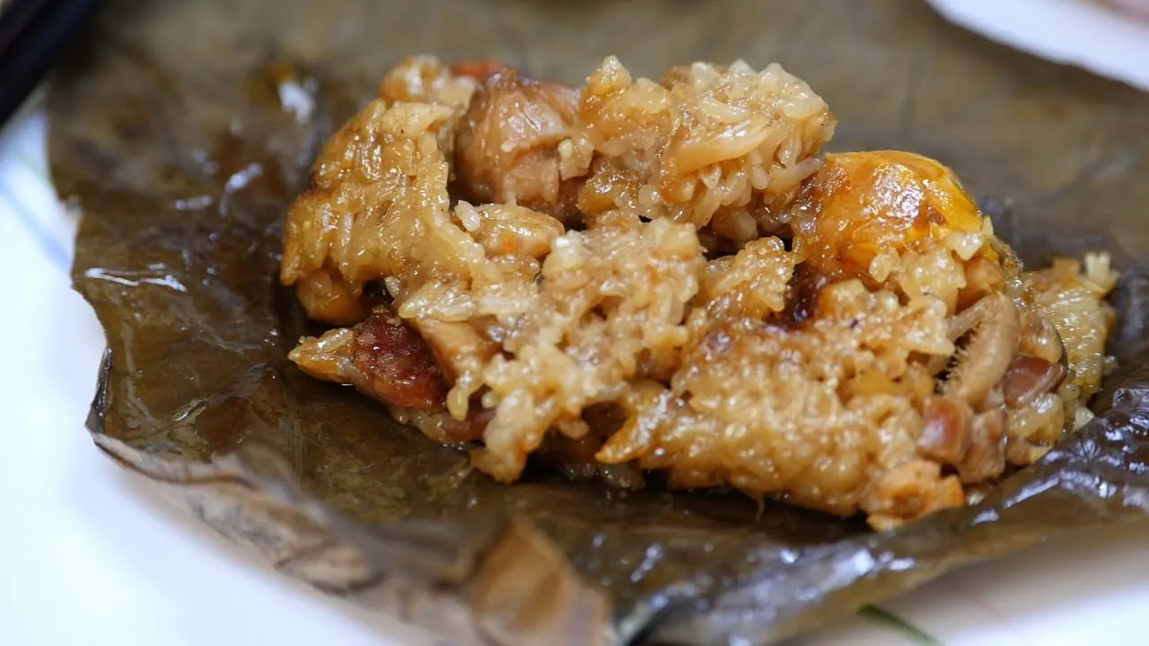 Lotus Wrapped Sticky Rice Lotus Wrapped Sticky Rice