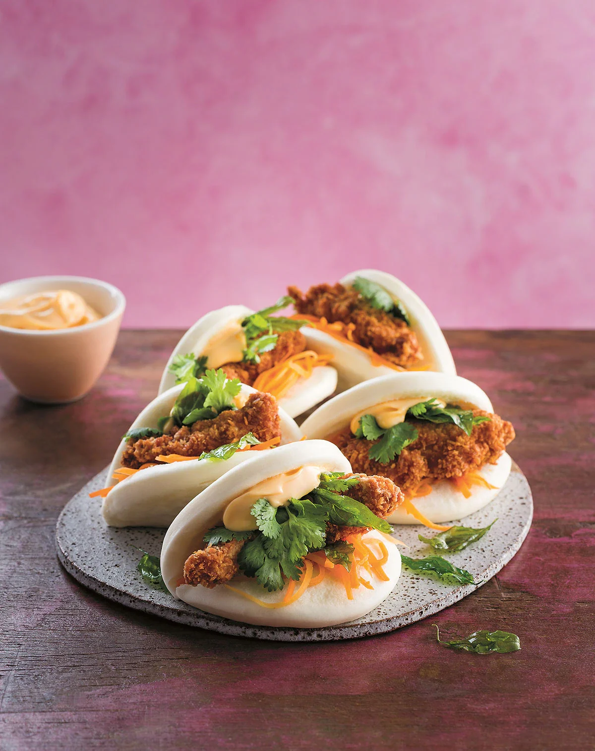 Chicken Katsu Steamed Buns