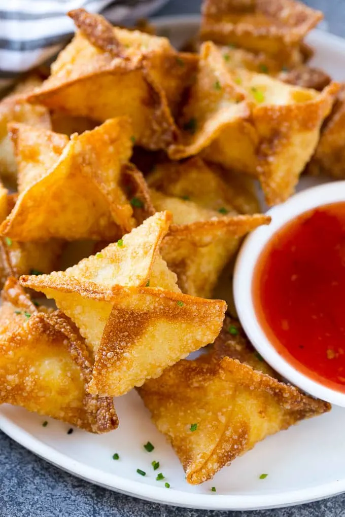 Fried Crab Cheese Wontons