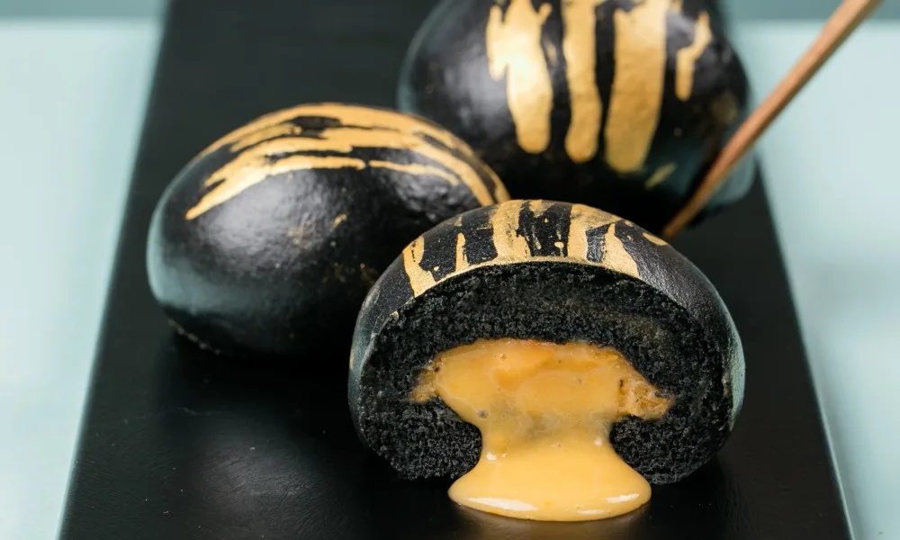 Charcoal Buns Charcoal Buns