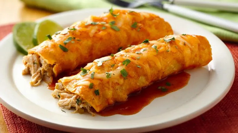 Pollo Asado Enchiladas