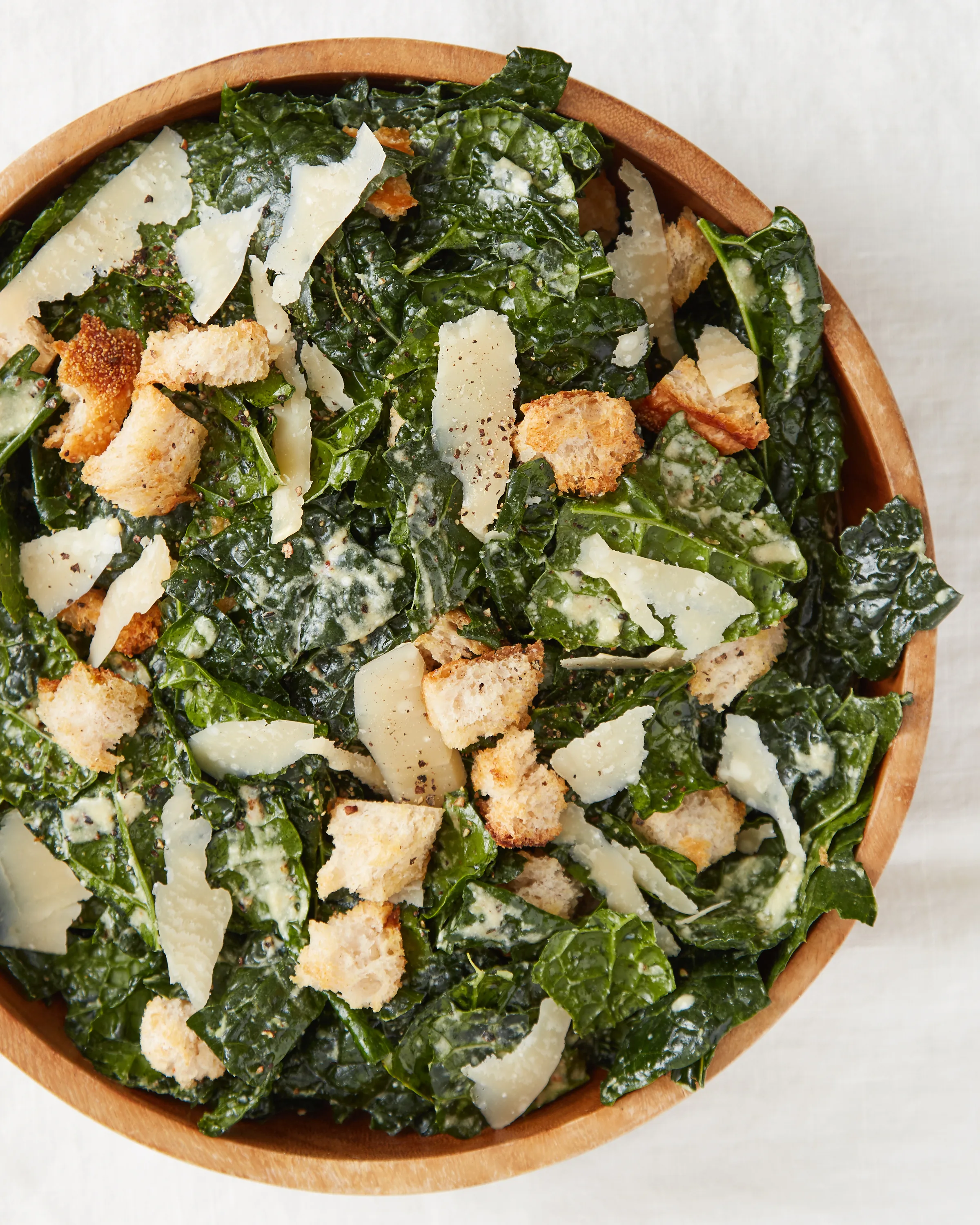 Baby Kale Caesar Salad Baby Kale Caesar Salad