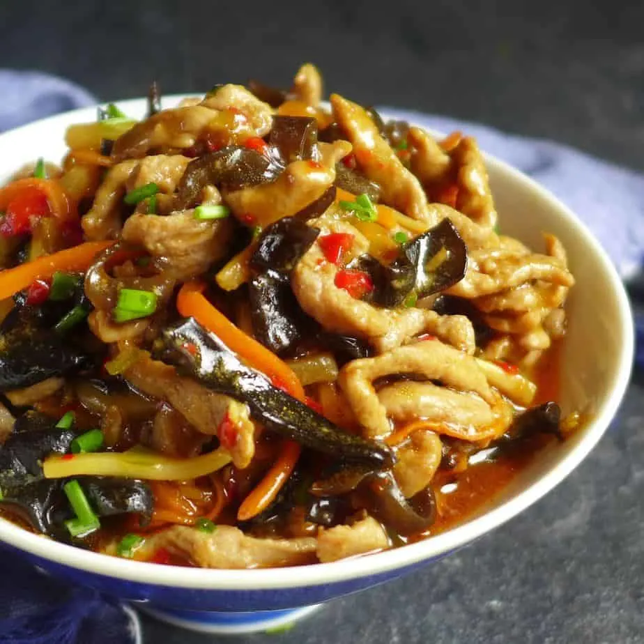 Spicy Shredded Pork in Garlic Sauce