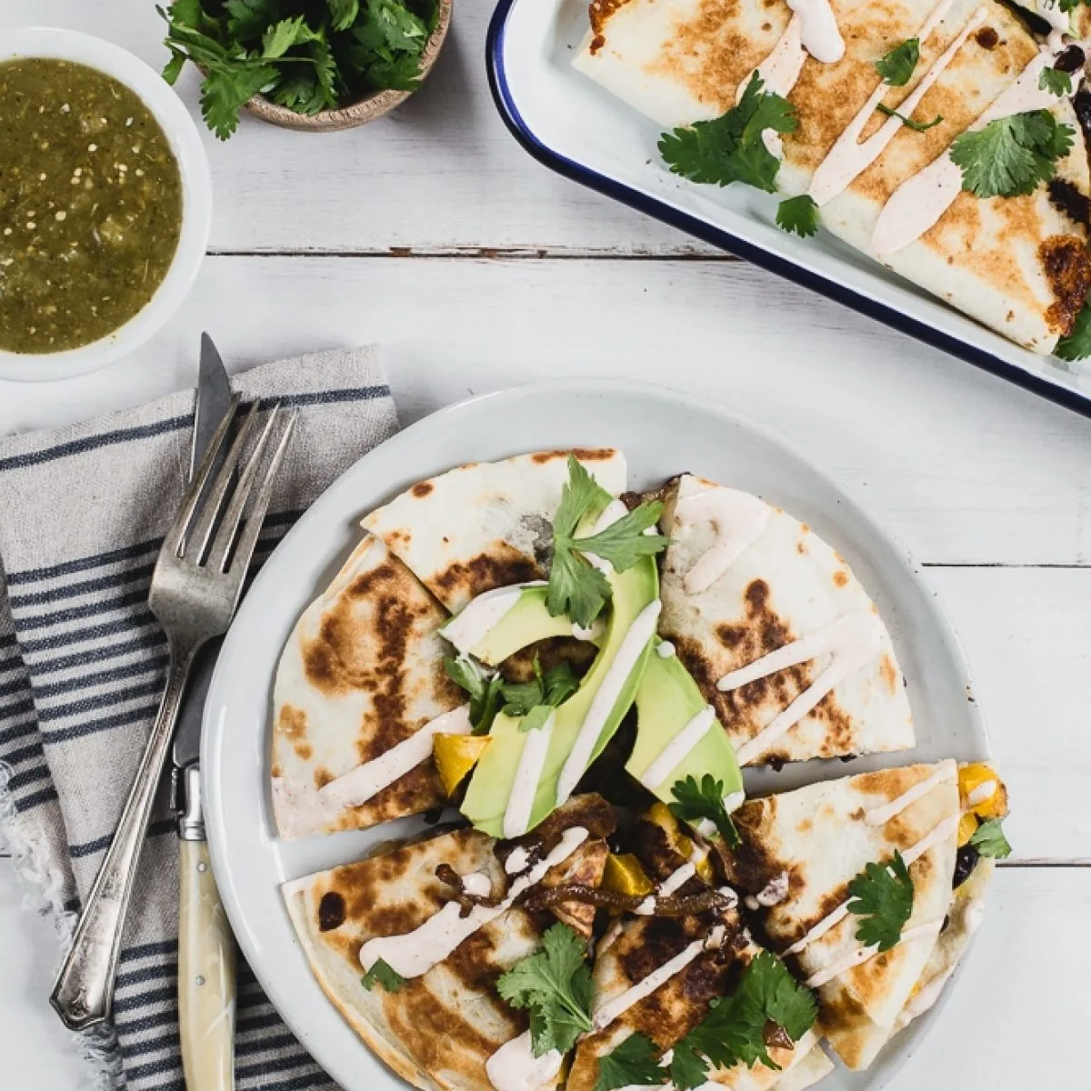 Poblano and Butternut Squash Quesadilla Poblano and Butternut Squash Quesadilla
