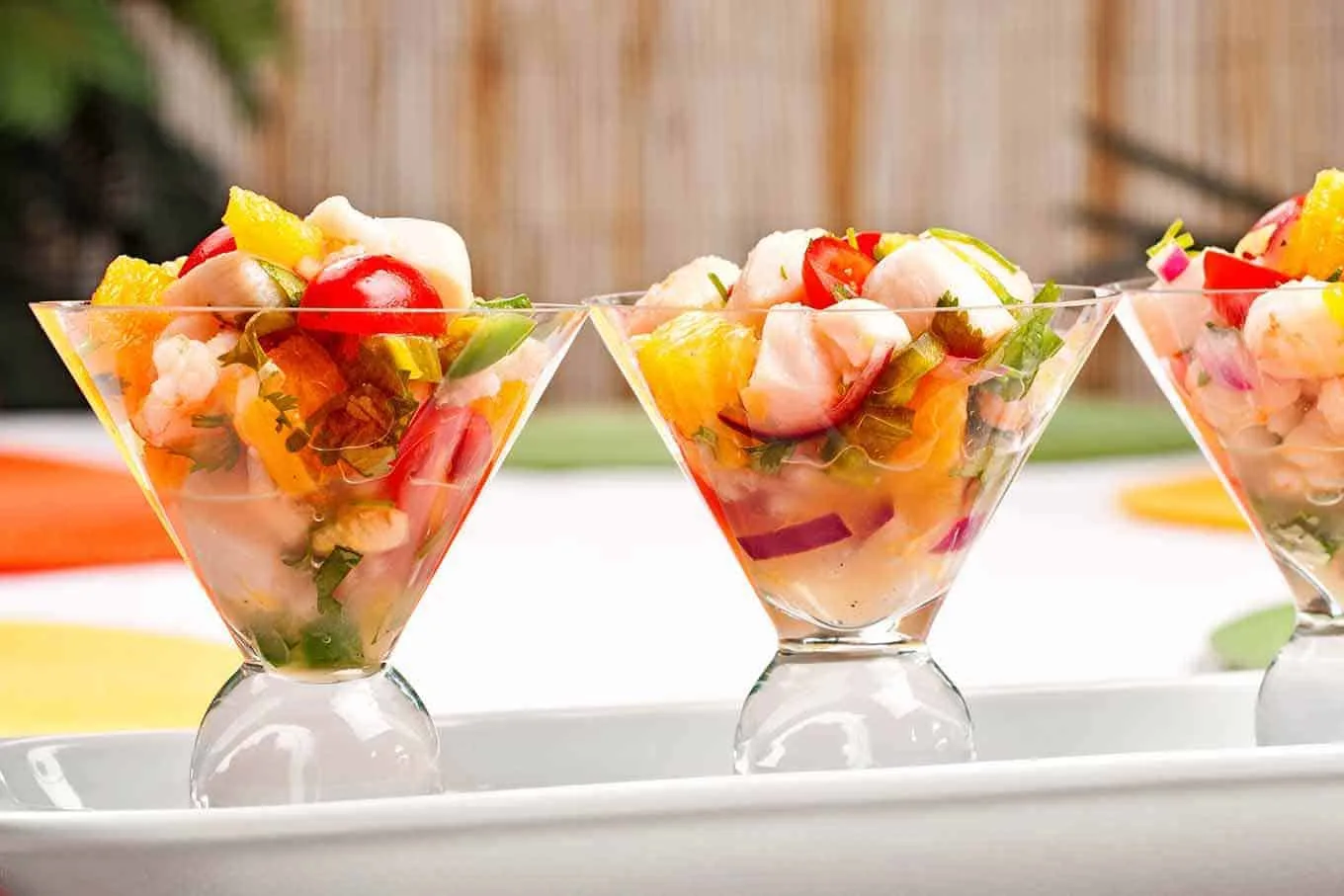 Seafood Ceviche Shooters