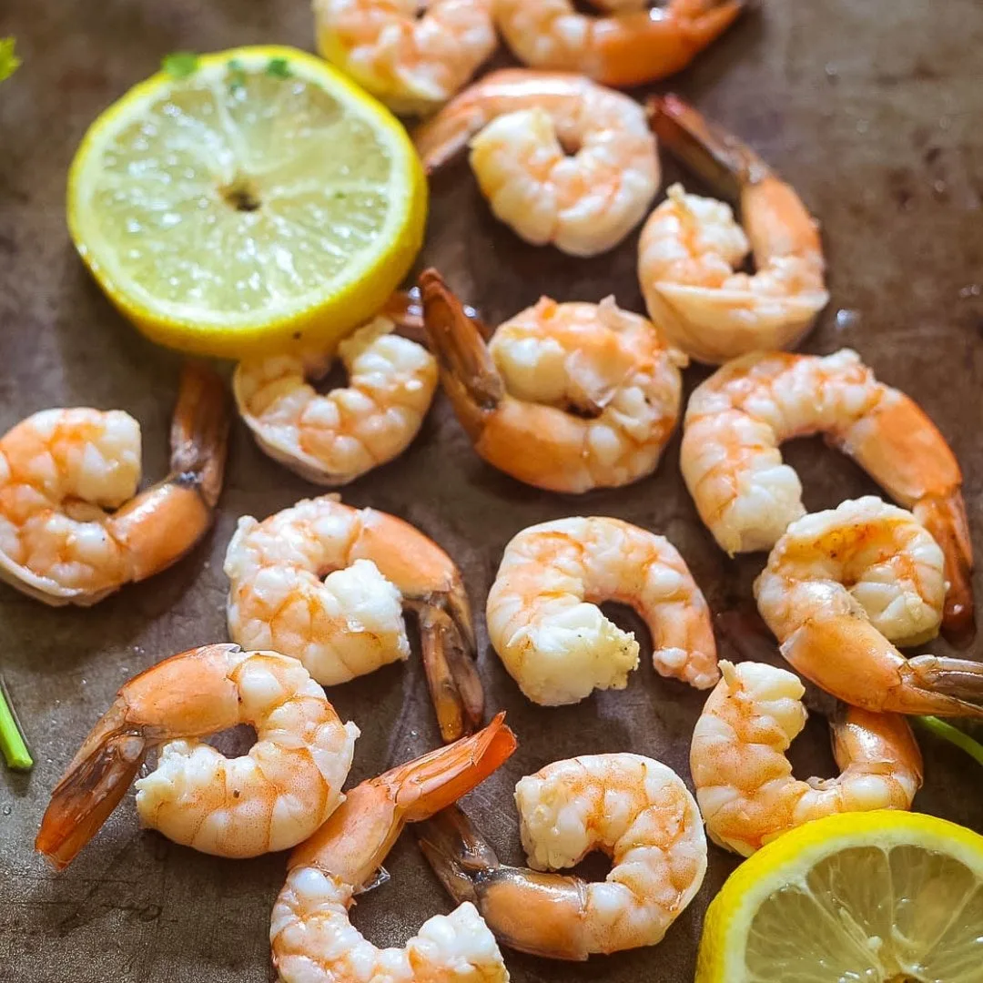 Poached Shrimp