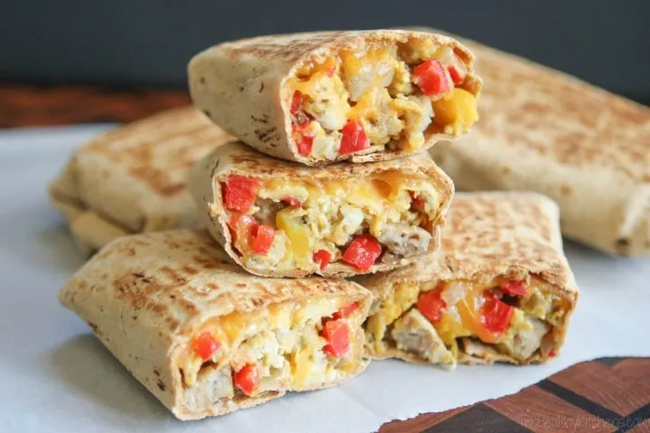 Chicken Haujillo Breakfast Burrito Chicken Haujillo Breakfast Burrito